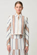 ONCE WAS - DELRAY Reversible Print Linen Viscose Jacket