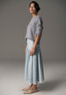 POL CLOTHING - Reece Denim Skirt - LIGHT WASH