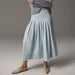 POL CLOTHING - Reece Denim Skirt - LIGHT WASH