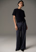 POL CLOTHING - Lou Belted Pant - SLATE