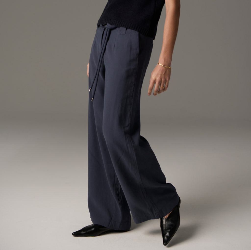 POL CLOTHING - Lou Belted Pant - SLATE