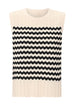 POL CLOTHING - Bonde Tank Knit - Ivory/Black