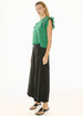 POL CLOTHING - Nova Frill Top - Green