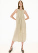 POL CLOTHING - Fable Tank Dress - Ivory/ Ink