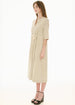 POL CLOTHING - Fable Shirt Dress - Ivory/ Ink