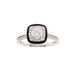 SYBELLA JEWELLERY - LILLIBET BLACK & CLEAR CZ SQUARE RING