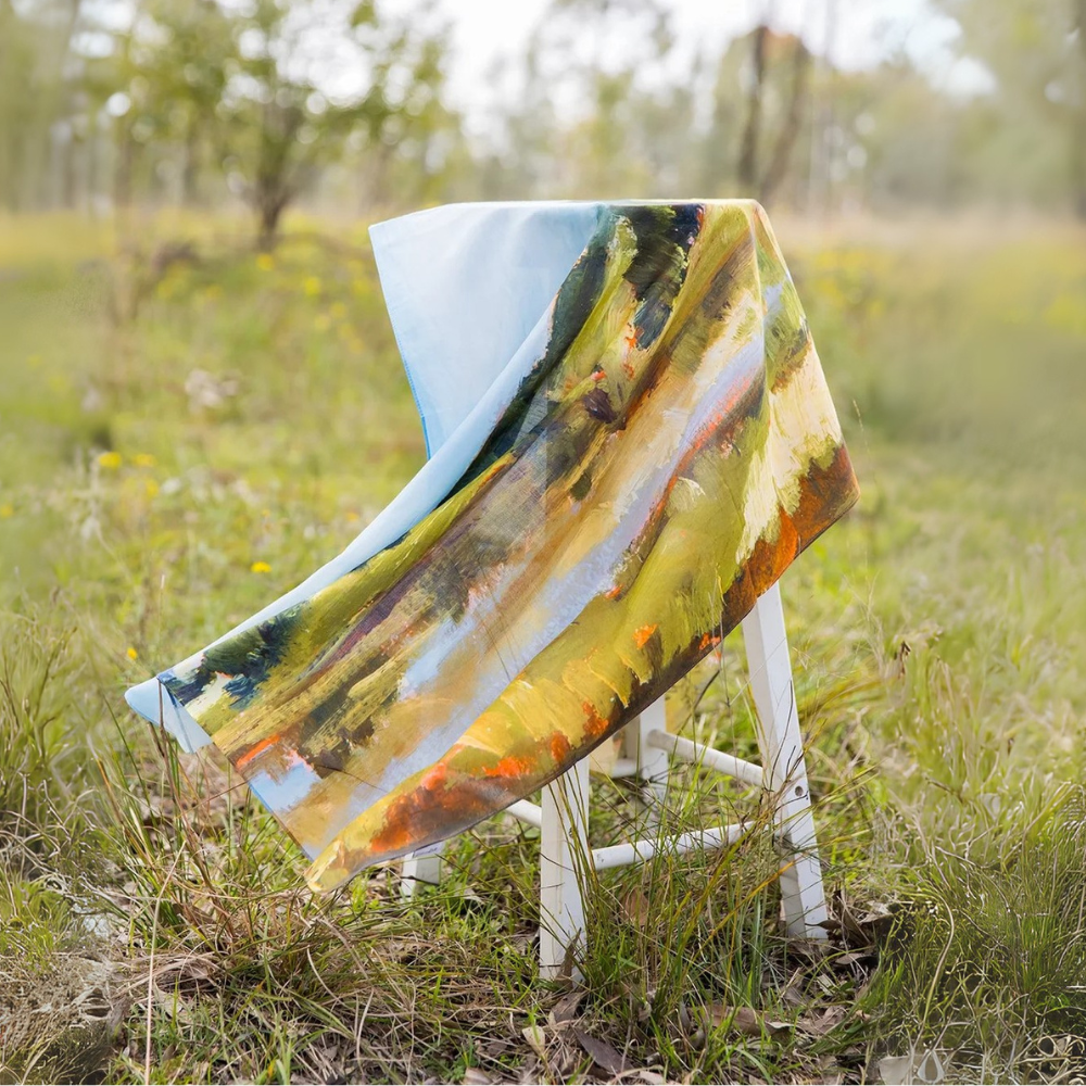 REBECCA RATH - Cotton & Silk Scarf - ROSEBROOK REVERIE