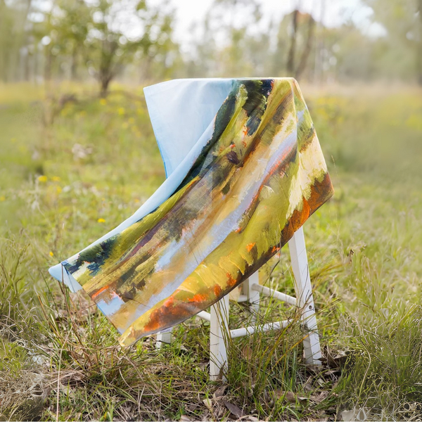 REBECCA RATH - Cotton & Silk Scarf - ROSEBROOK REVERIE