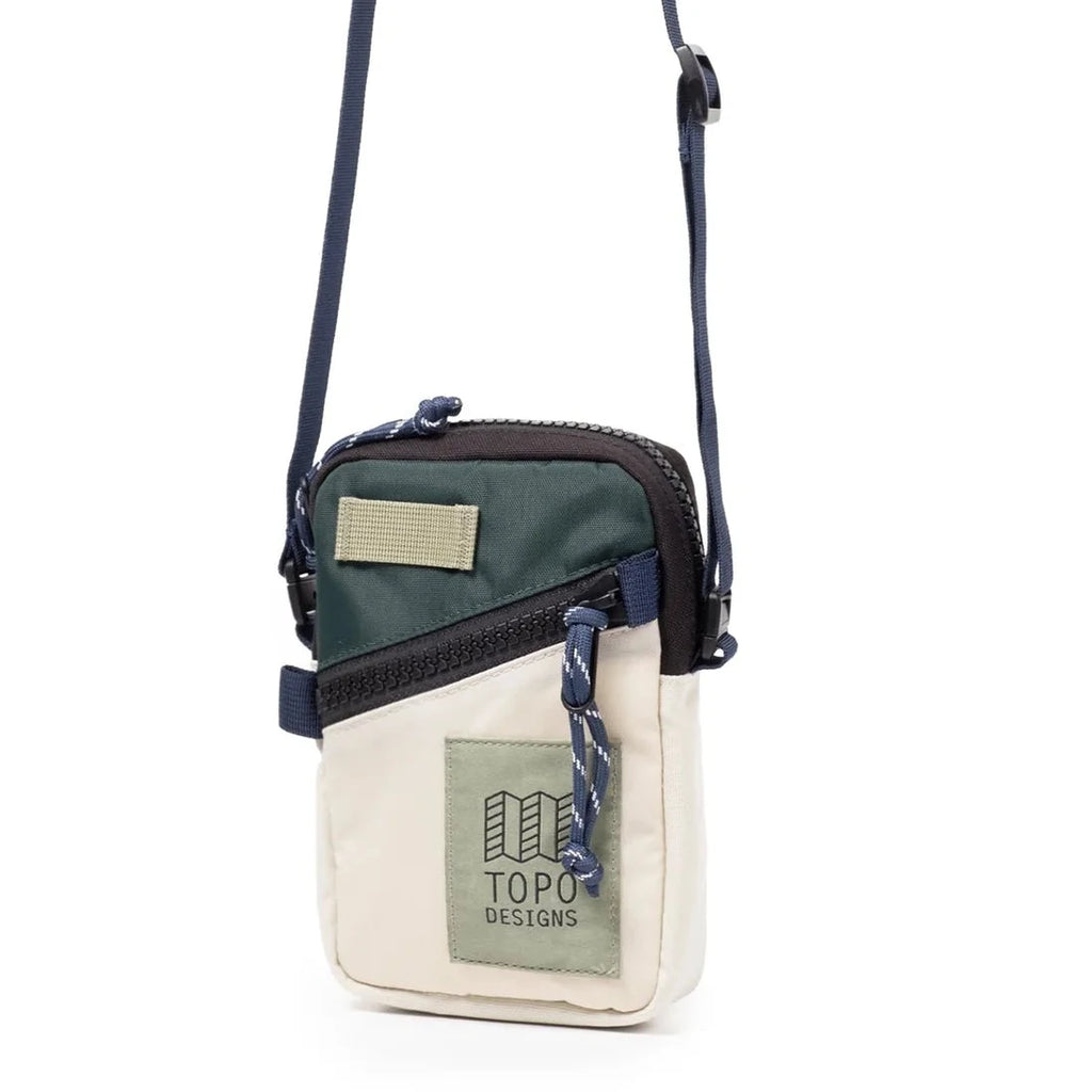 TOPO DESIGNS - Mini Shoulder Bag - FOREST / BONE WHITE