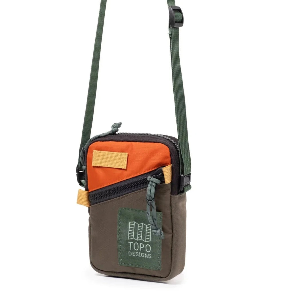 TOPO DESIGNS - Mini Shoulder Bag - WOODLAND / TERRACOTTA