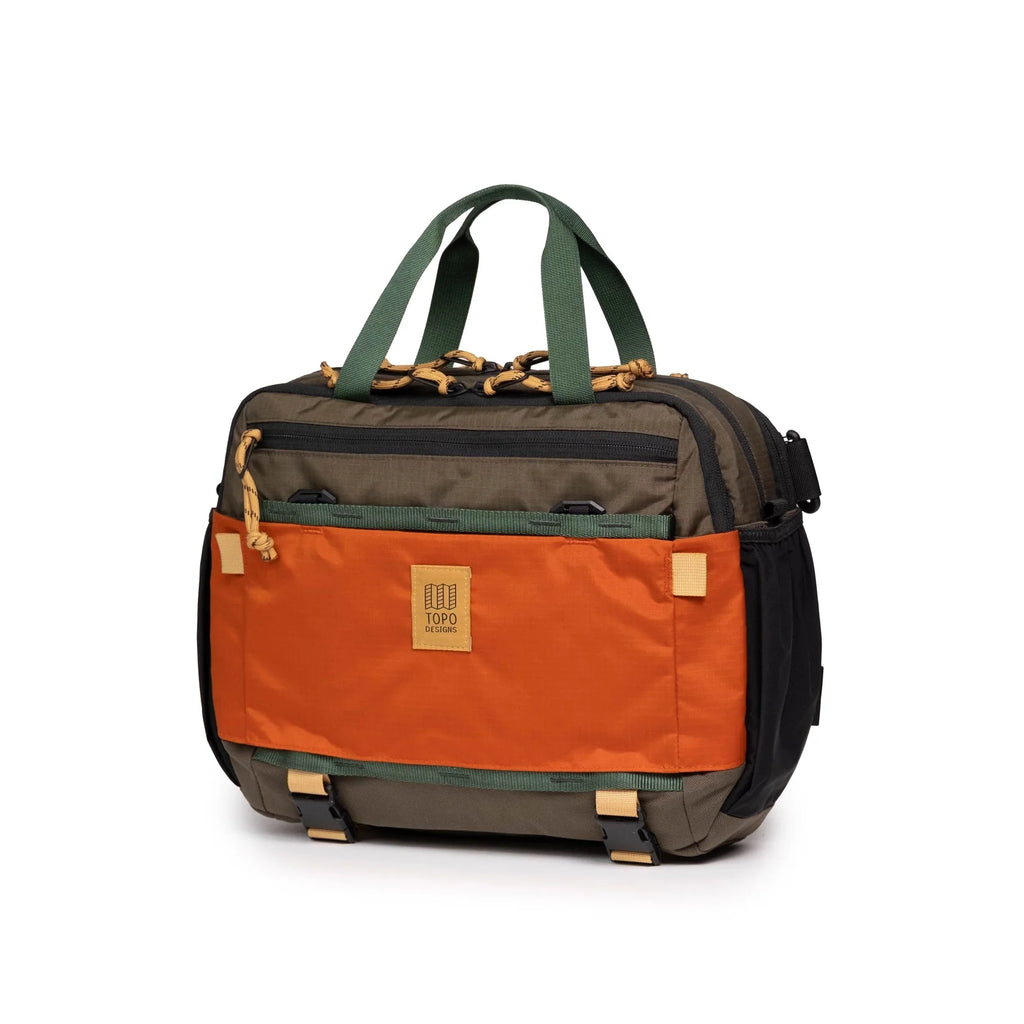 TOPO DESIGNS - Mountain Cross Bag- WOODLAND / TERRACOTTA