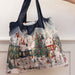 BESPOKE LETTERPRESS - A Christmas Village - Reuseable Large Shopping Bag