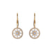 SYBELLA JEWELLERY - LUCIA GOLD PLATE FLOWER CZ EARRINGS