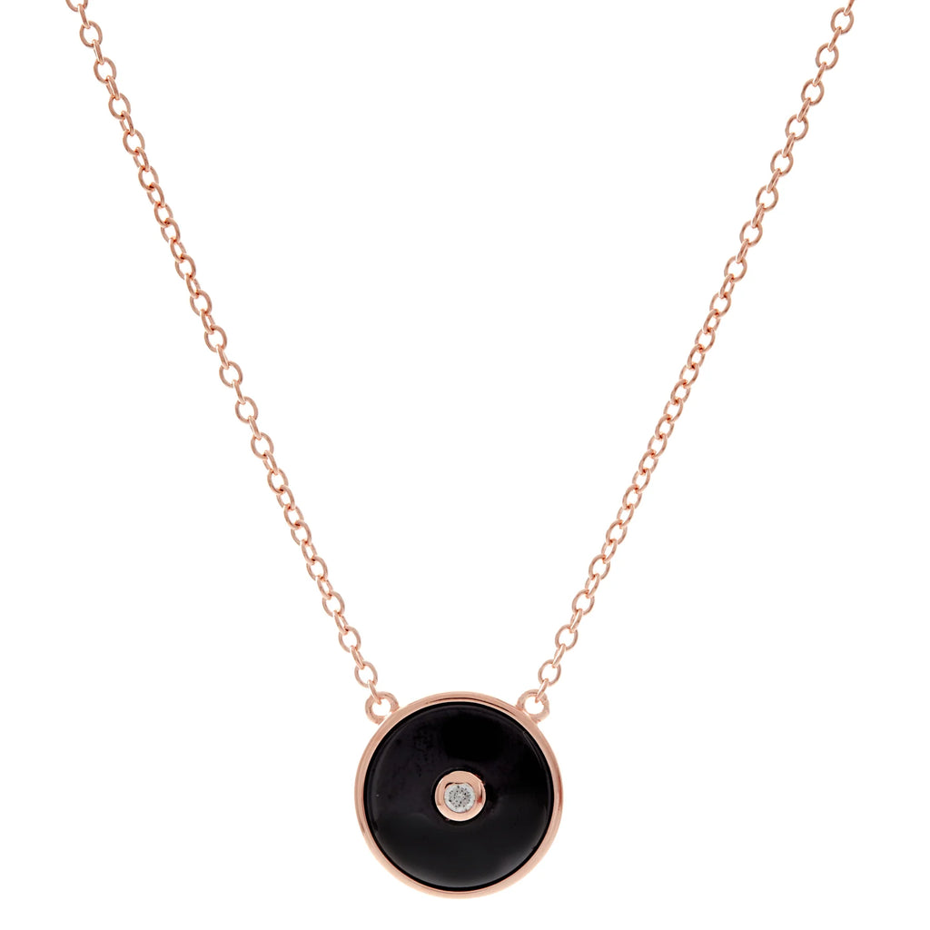 SYBELLA JEWELLERY - OLIVIA ROSE GOLD & BLACK NECKLACE