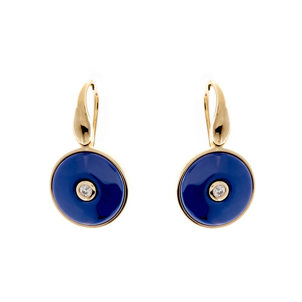 SYBELLA JEWELLERY - OLIVIA GOLD & BLUE EARRINGS