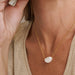 SYBELLA JEWELLERY - WENDY GOLD PLATE KESHI FRESHWATER PEARL NECKLACE