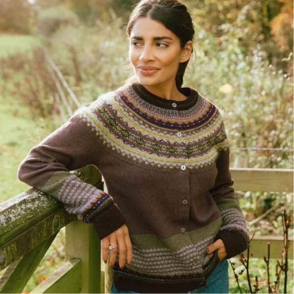 ERIBE - Alpine Cardigan - HEATHER- L /XL only