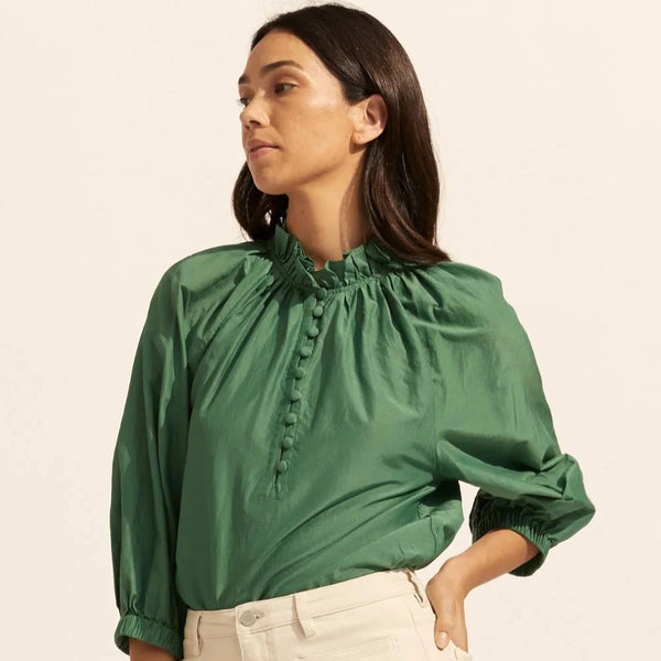 ZOE KRATZMANN - Siesta Top - Pine Size 0 & 1 Only