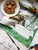 BESPOKE LETTERPRESS - April Blooms 100% Linen Tea Towel