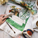 BESPOKE LETTERPRESS - April Blooms 100% Linen Tea Towel