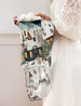 BESPOKE LETTERPRESS - The Christmas Village 100% Linen Tea Towel