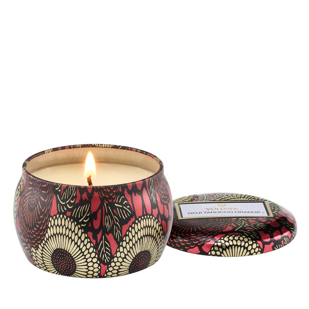 VOLUSPA - Decorative Tin - GOJI & TAROCCO ORANGE