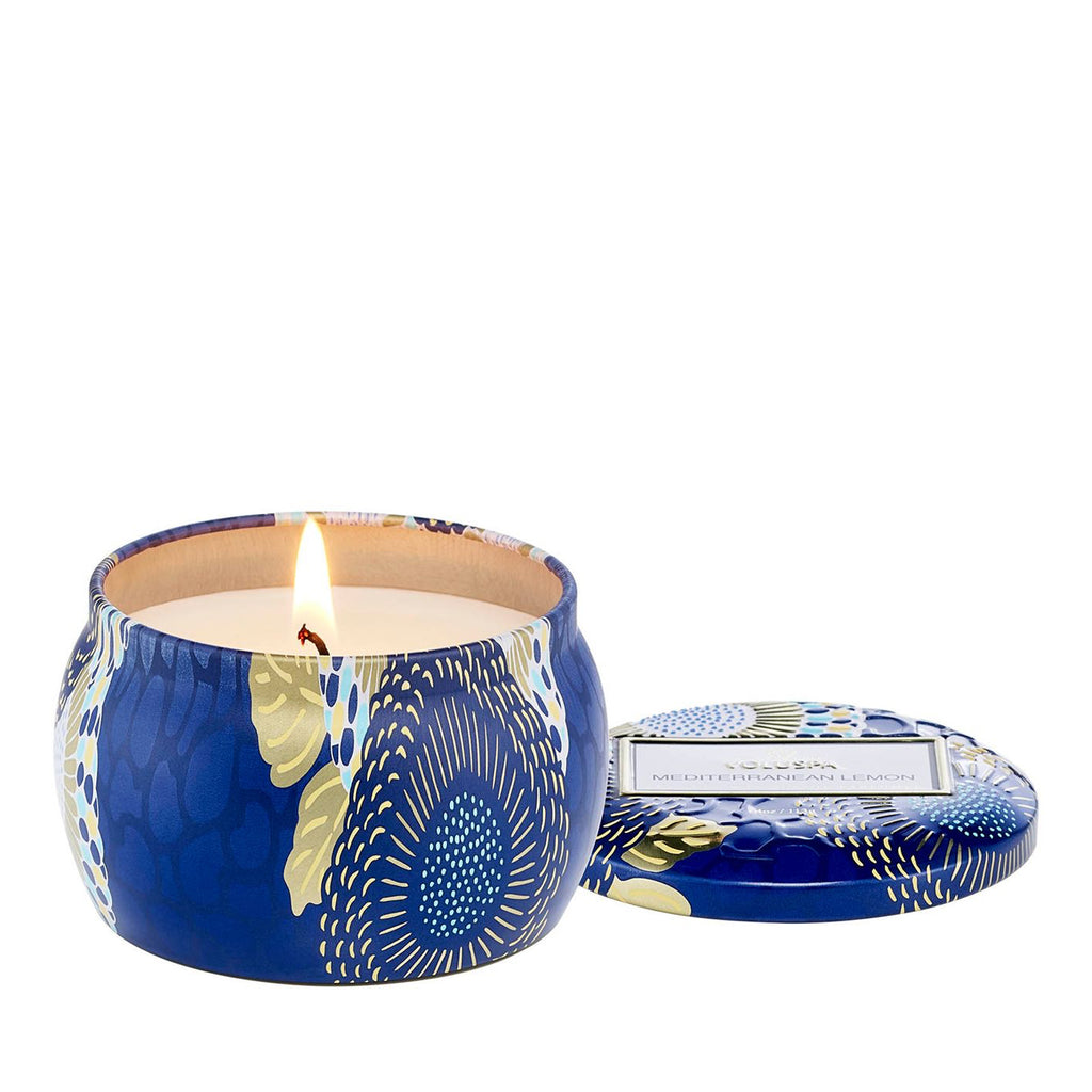 VOLUSPA - Decorative Tin - MEDITERRANEAN LEMON