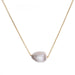 SYBELLA JEWELLERY - WENDY GOLD PLATE KESHI FRESHWATER PEARL NECKLACE