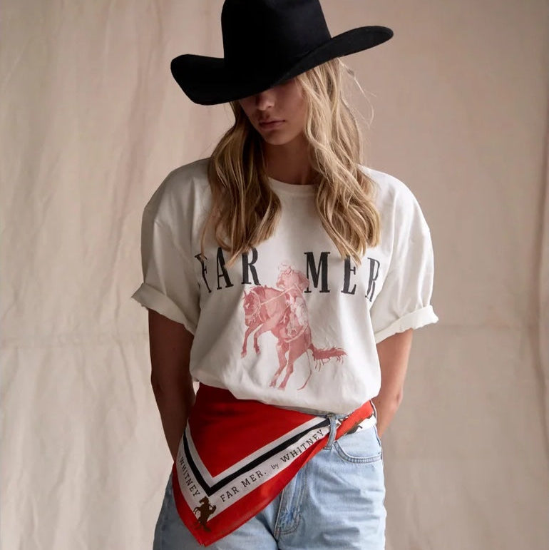 WHITNEY SPICER - Cotton Bandana - MARLBORO CREST