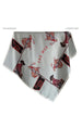 FAR MER by Whitney - "COWBOY BAR " SILK BANDANA  65cm x65cm