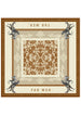 FAR MER by Whitney - "PAISLEY PALOMINO" SILK BANDANA  90cm x 90cm