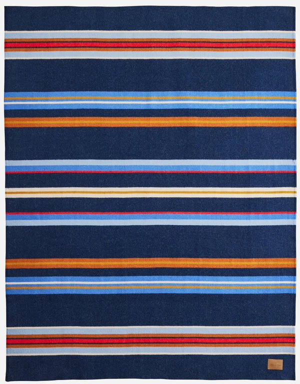 PENDLETON - BRIDGER STRIPE THROW NAVY