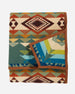 PENDLETON - LIMITED EDITION HIGHLAND PEAK - BALSAM  Blanket TWIN