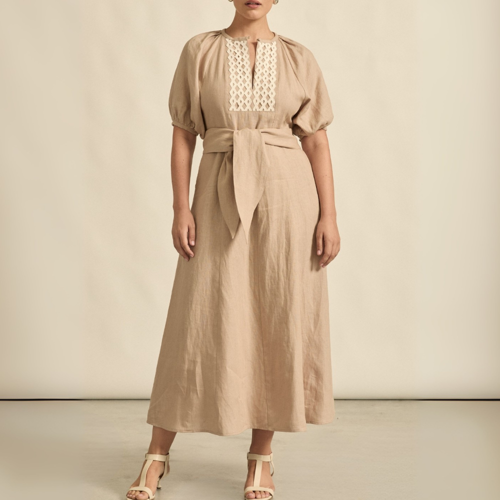 ZOE KRATZMANN - Harvest Dress - STONE Size 1 Only