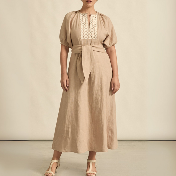 ZOE KRATZMANN - Harvest Dress - STONE Size 1 Only