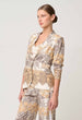 ONCE WAS - BAHIA LINEN VISCOSE BLAZER IN GOLDEN MALLOW