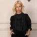 JOEY THE LABEL - Prairie Blouse - BLACK