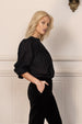 JOEY THE LABEL - Prairie Blouse - BLACK