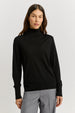 TOORALLIE - Extra Fine Knit Turtle - BLACK