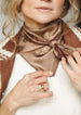 FAR MER by Whitney - " DARLIN " SILK BANDANA  65cm x65cm