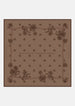 FAR MER by Whitney - " DARLIN " SILK BANDANA  65cm x65cm