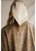 WHITNEY SPICER - Cotton Bandana - HOUNDSTOOTH HORSE LATTE