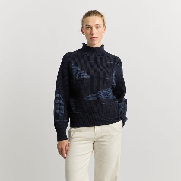TOORALLIE - Dash Stitch Funnel - FRENCH NAVY