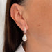 SYBELLA JEWELLERY - BINDI BAROQUE PEARL ROSE GOLD HOOP EARRINGS