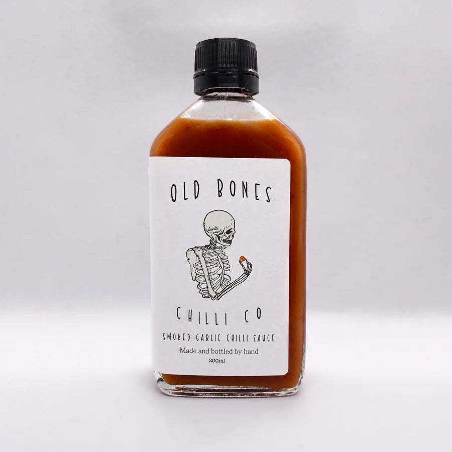 OLD BONES CHILLI CO - Smoked Garlic Chilli Sauce - 200ml
