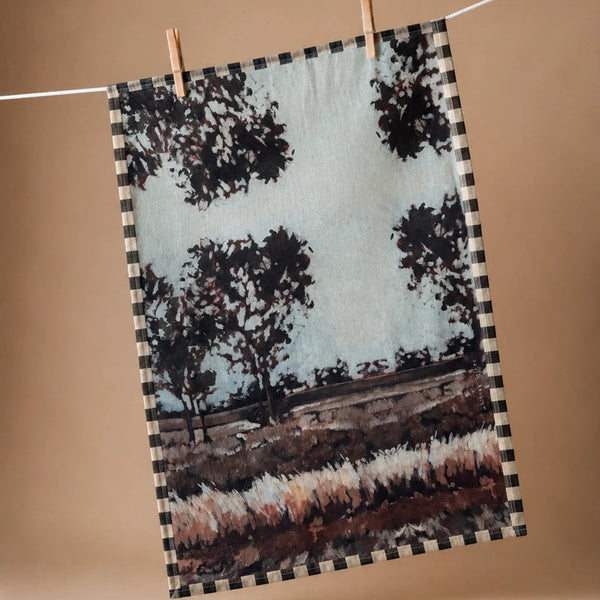 FAR MER by Whitney  - OPEN SPACES 100% Linen Tea Towel