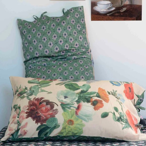 LAZYBONES - Summer Flowers Pillowcase Set - Organic Cotton
