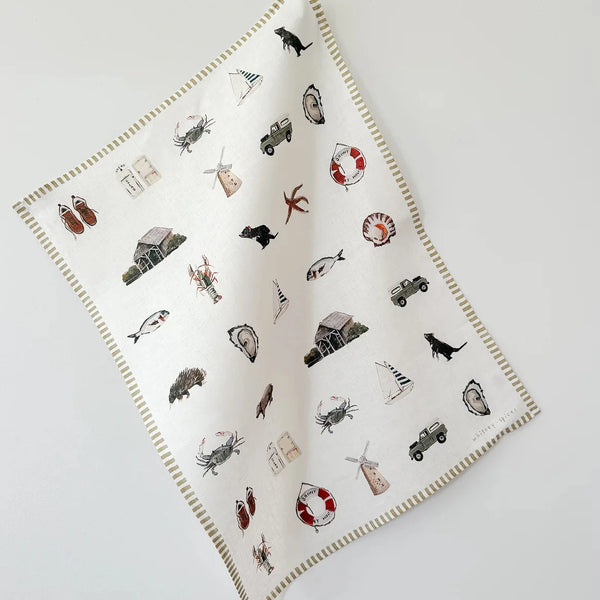 WHITNEY SPICER - Linen Tea Towel - TASMANIA