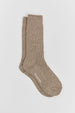 TOORALLIE - Merino Ribbed Socks - OAT