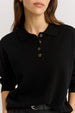 TOORALLIE - Fine Jersey Polo - BLACK